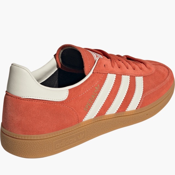 Adidas Handball Spezial Orange Suede Sneakers - Picture 2 of 13